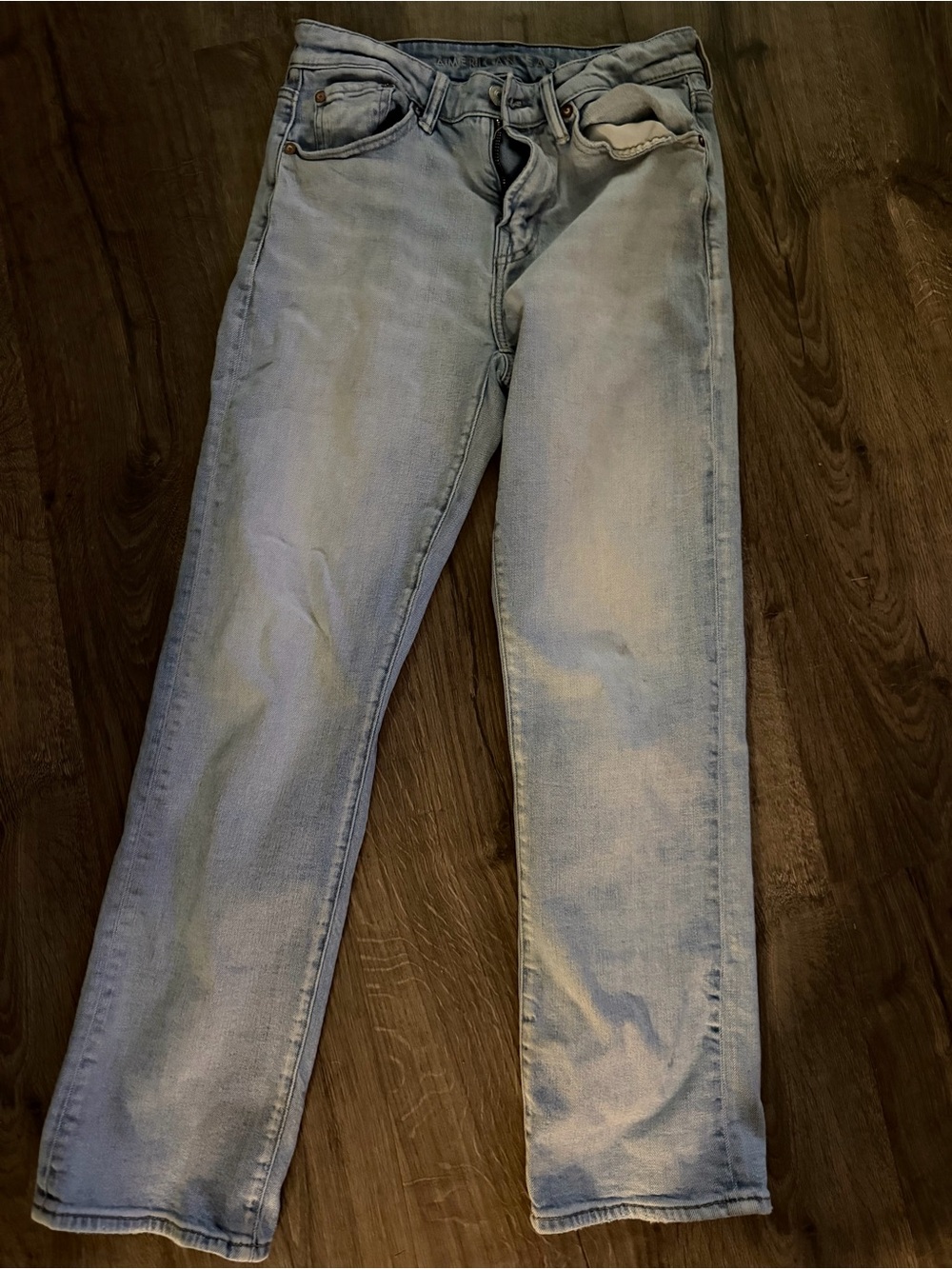 American Eagle Outfitters Light Blue Straight Jeans